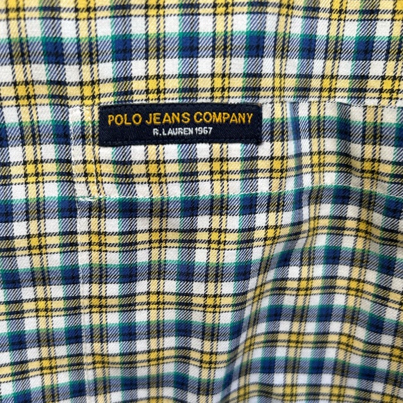 Ralph Lauren Polo Jeans Co. Men’s Long Sleeve Button Down Plaid XL Shirt - Picture 5 of 5